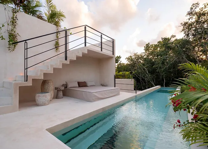 Casa W - Style 8 Bedroom With 2 Pools Pousada Tulum