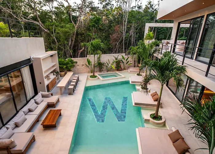 Casa W - Style 8 Bedroom With 2 Pools * Tulum