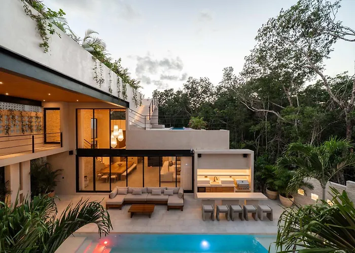 Casa W - Style 8 Bedroom With 2 Pools Tulum